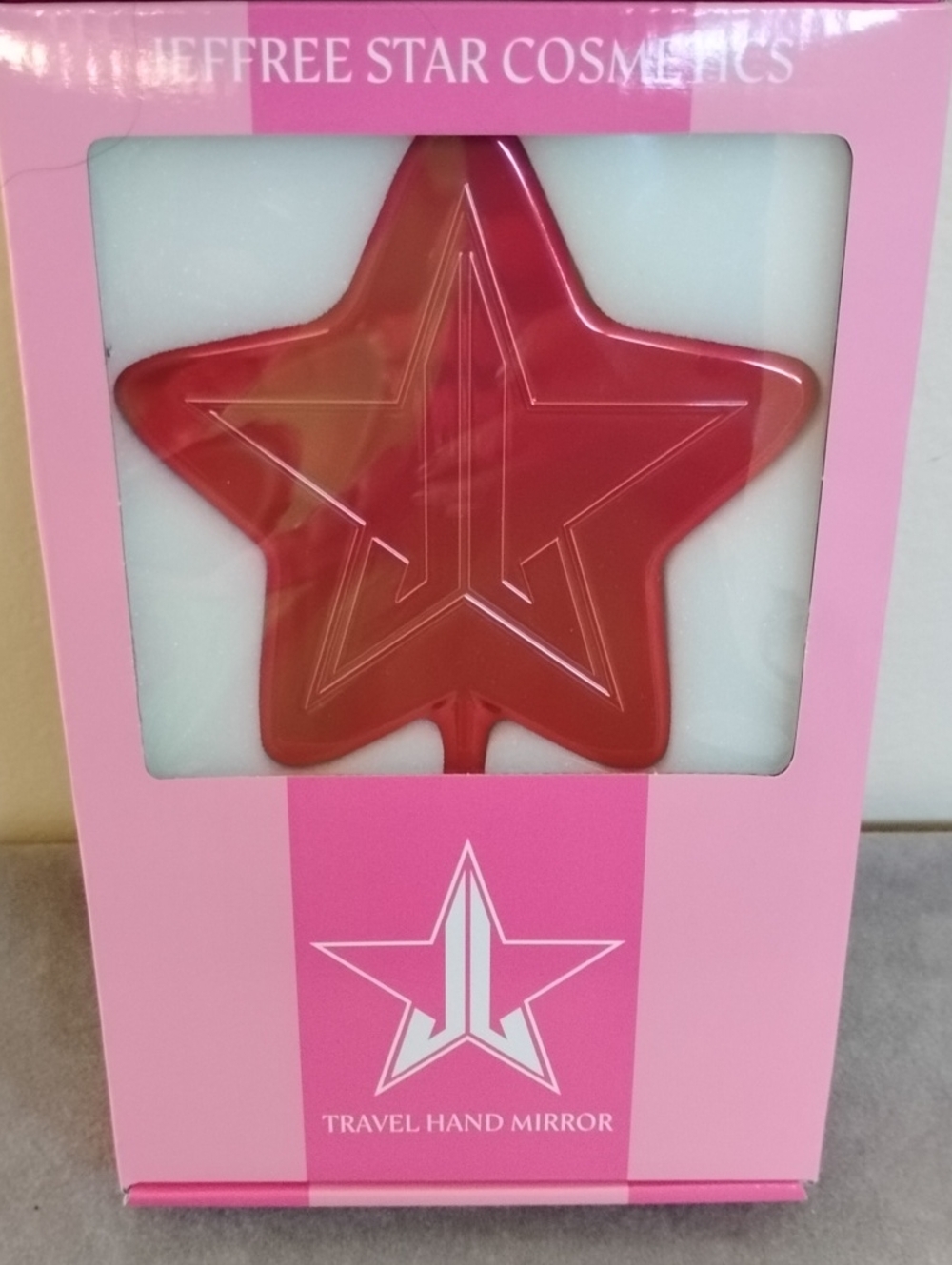 NWT Jeffree Star Cosmetics Red Star Travel Hand Mirror